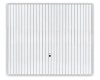Brama uchylna N80, 2250 x 2075 mm, wzór 902, kolor RAL 9016 biały